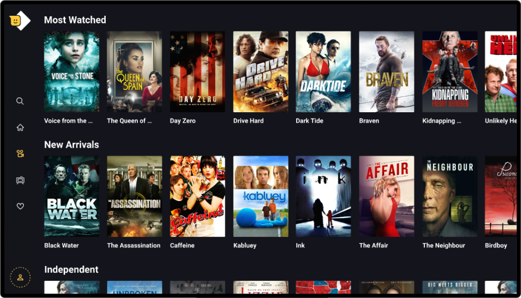 Download Filmzie on your Hisense Smart TV & Watch movies, legally and FREE!